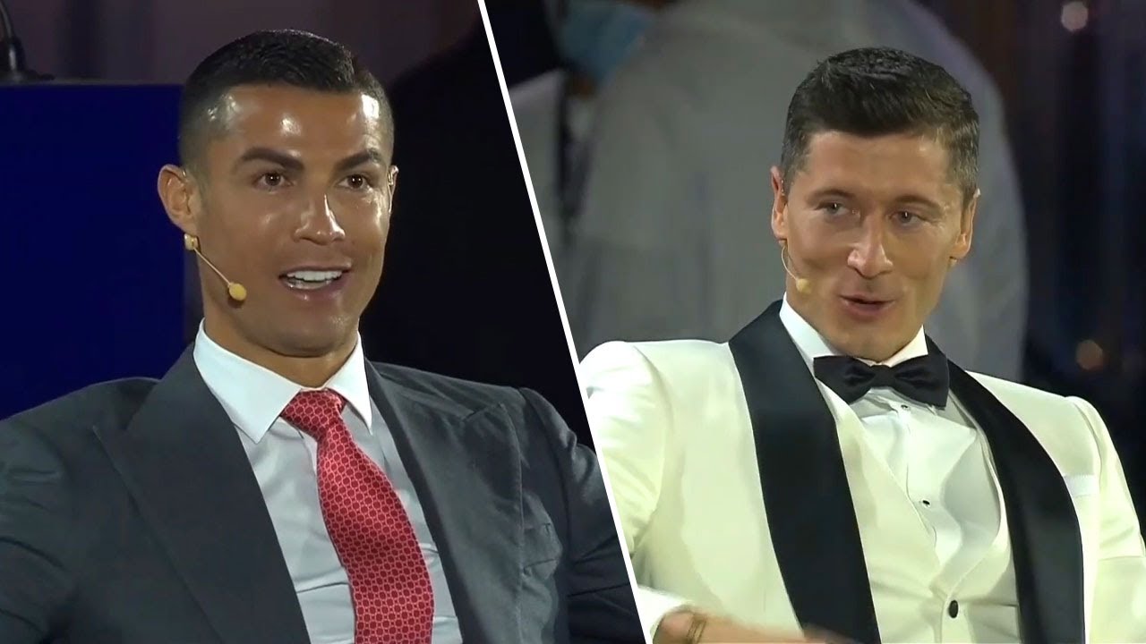 Globe Soccer Awards : Le geste de grande classe de Cristiano Ronaldo envers Robert Lewandowski