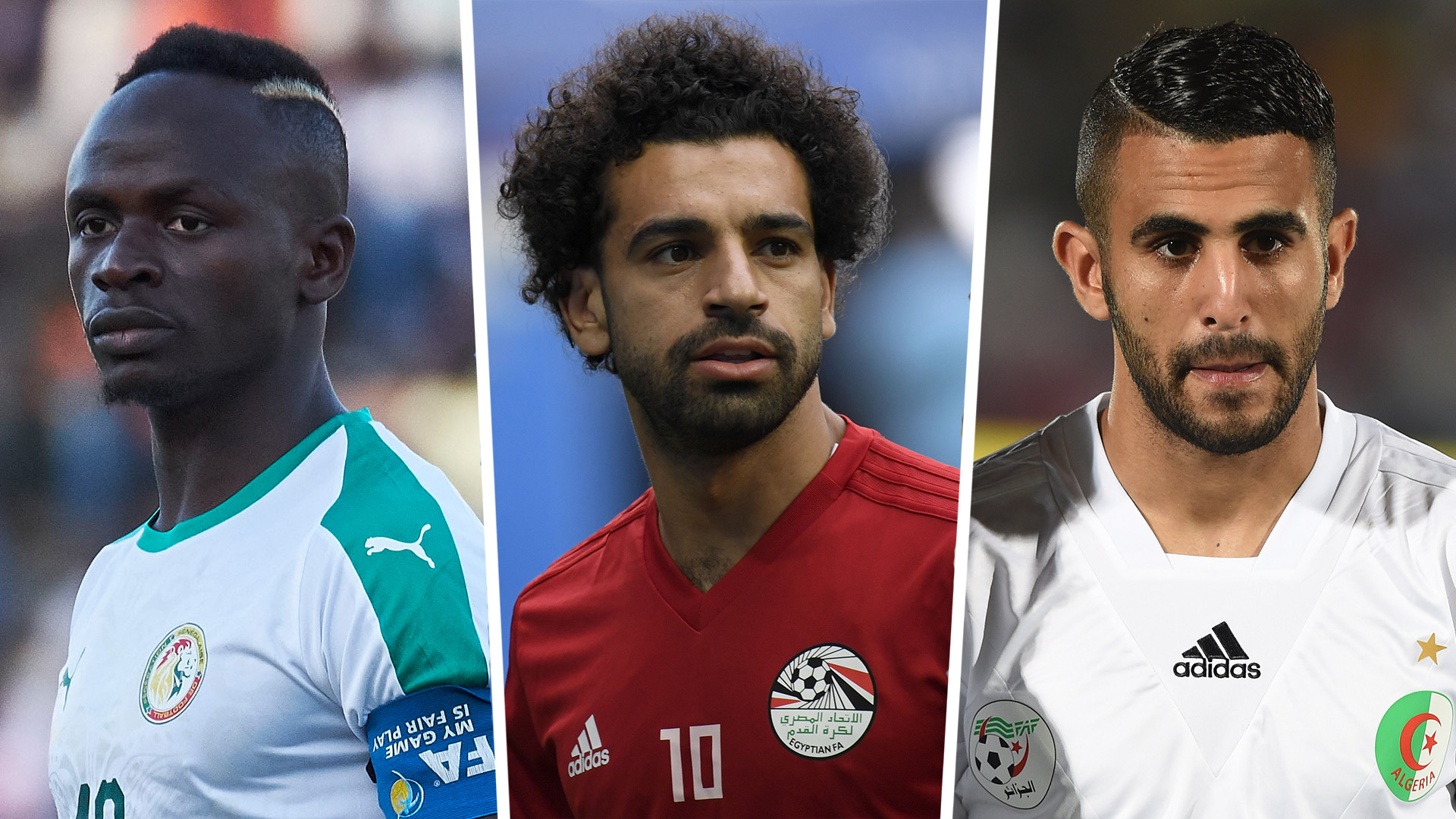 sadio mane senegal mohamed salah egypt riyad mahrez