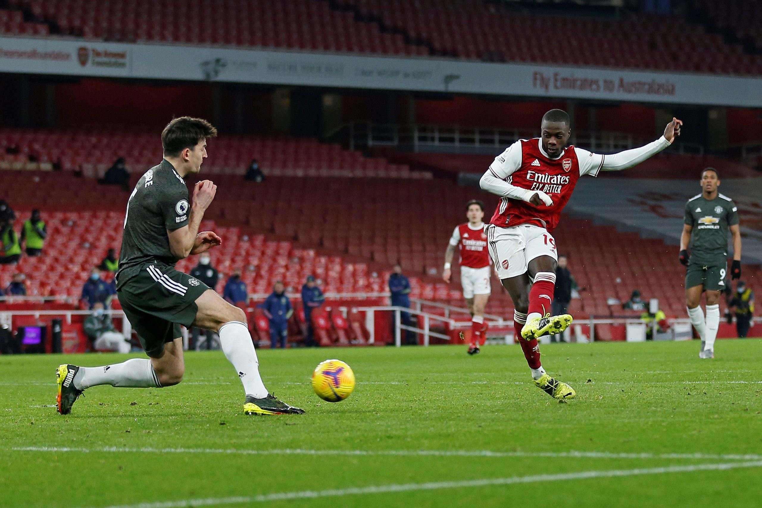 Contre Manchester United, Nicolas Pépé convainc enfin dans un grand match