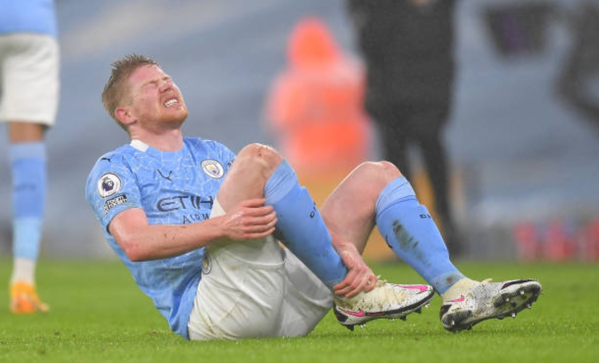 Man City: La durée d’indisponibilité de Kevin De Bruyne est connue