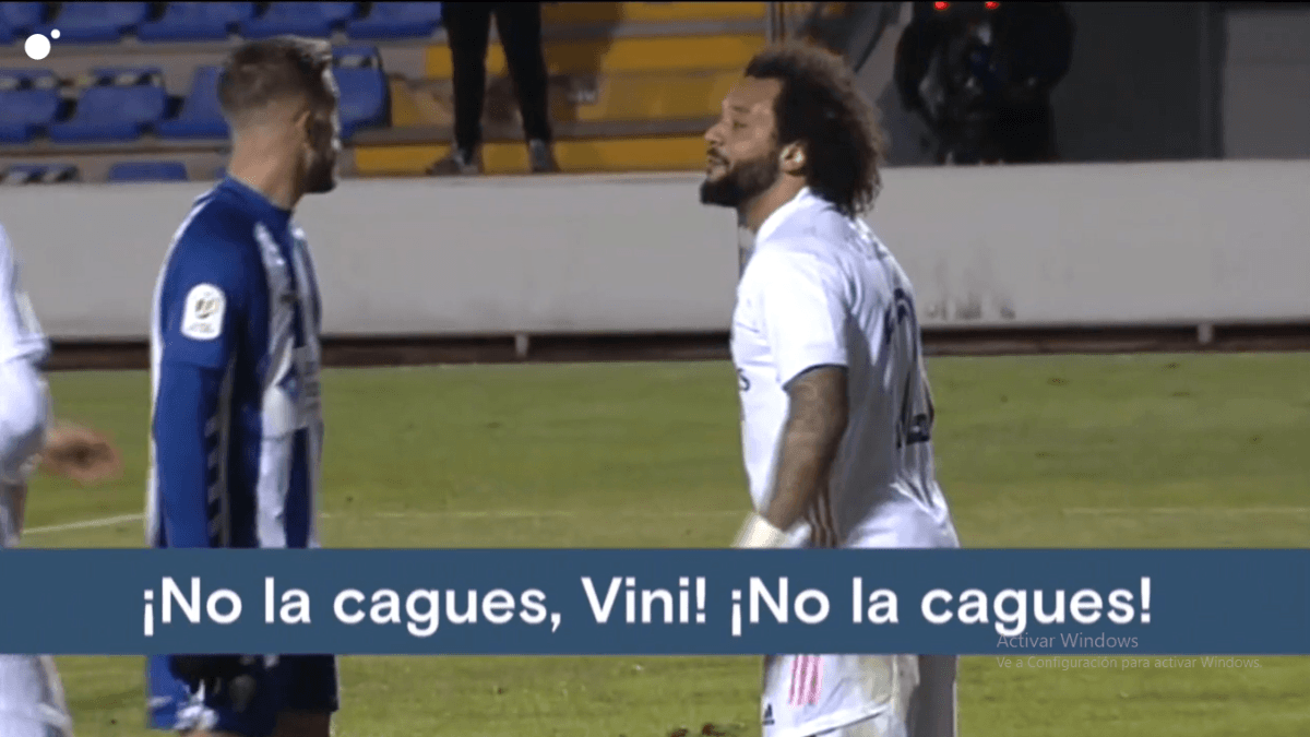 « Ne m*rde pas Vini… », la scène lunaire entre Marcelo et Vinicius face à Alcoyano(Vidéo)