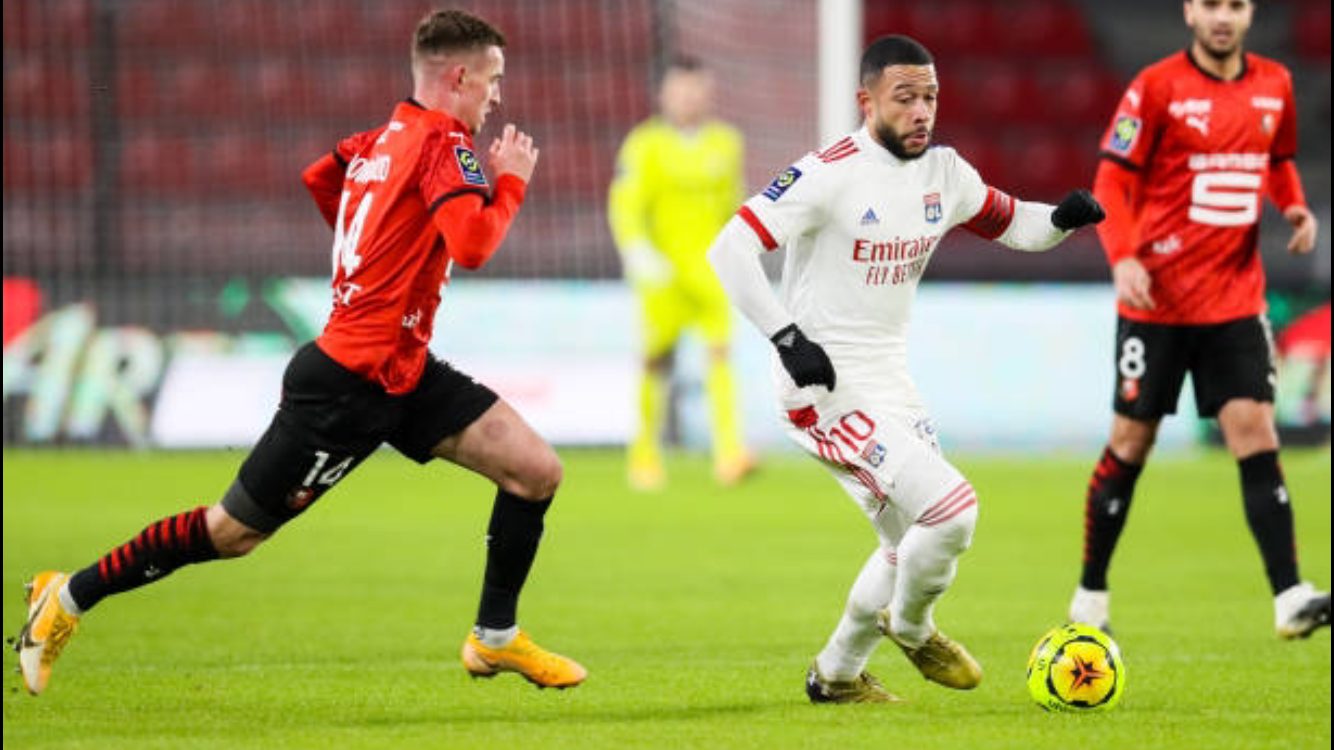 Ligue 1: Lyon évite le pire face au Stade Rennais et conserve son trône