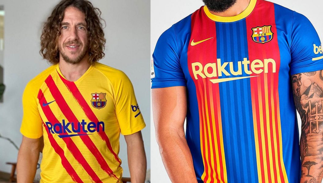 Carles Puyol Barcelona Quinta Camisa 2020 2021