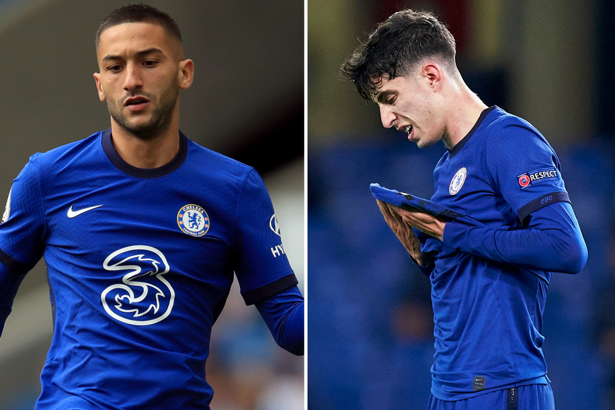 Chelsea pair Kai Havertz and Hakim Ziyech slammed for costing