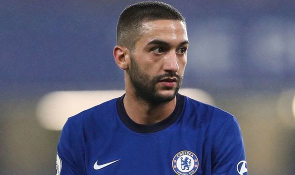 Hakim Ziyech The Chelsea star has been left out of the squad by Thomas Tuchel 1391440