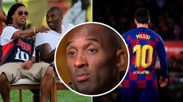 Le moment où Lionel Messi a été présenté à Kobe Bryant par Ronaldinho