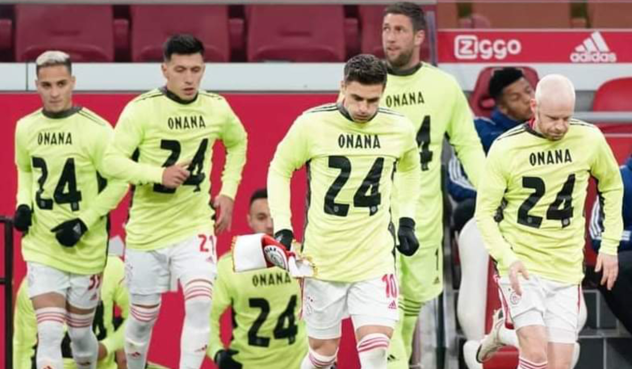 Le beau geste des joueurs d’Ajax pour apporter leur soutien à Onana