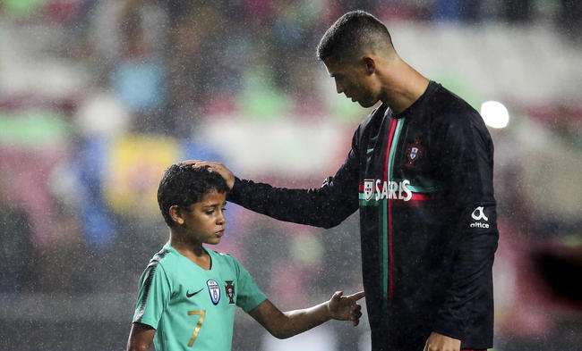 “Isso me deixa com raiva”, Cristiano Ronaldo se dirige ao filho