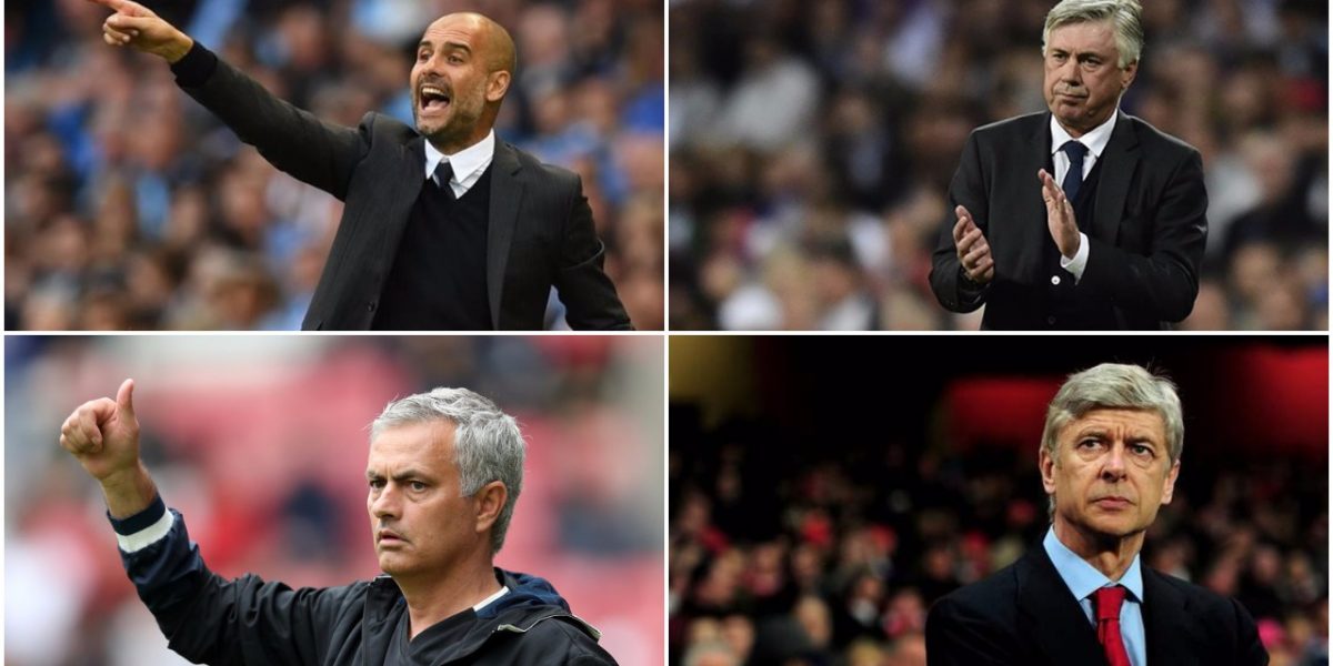 guardiola mourinho ancelotti y wenger besoccer