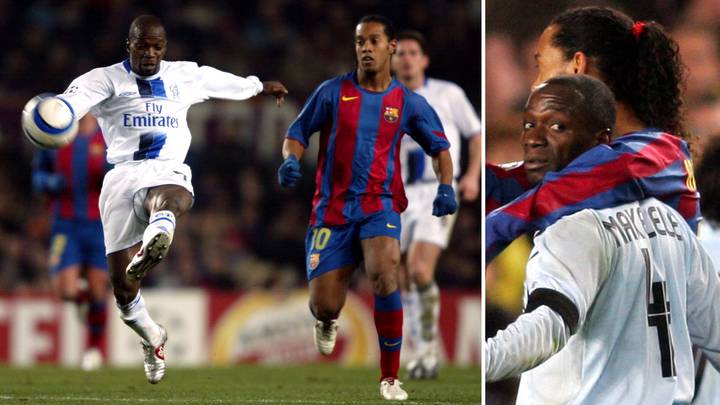 L’histoire de Claude Makelele qui menace d’envoyer Ronaldinho  » à l’hôpital  »
