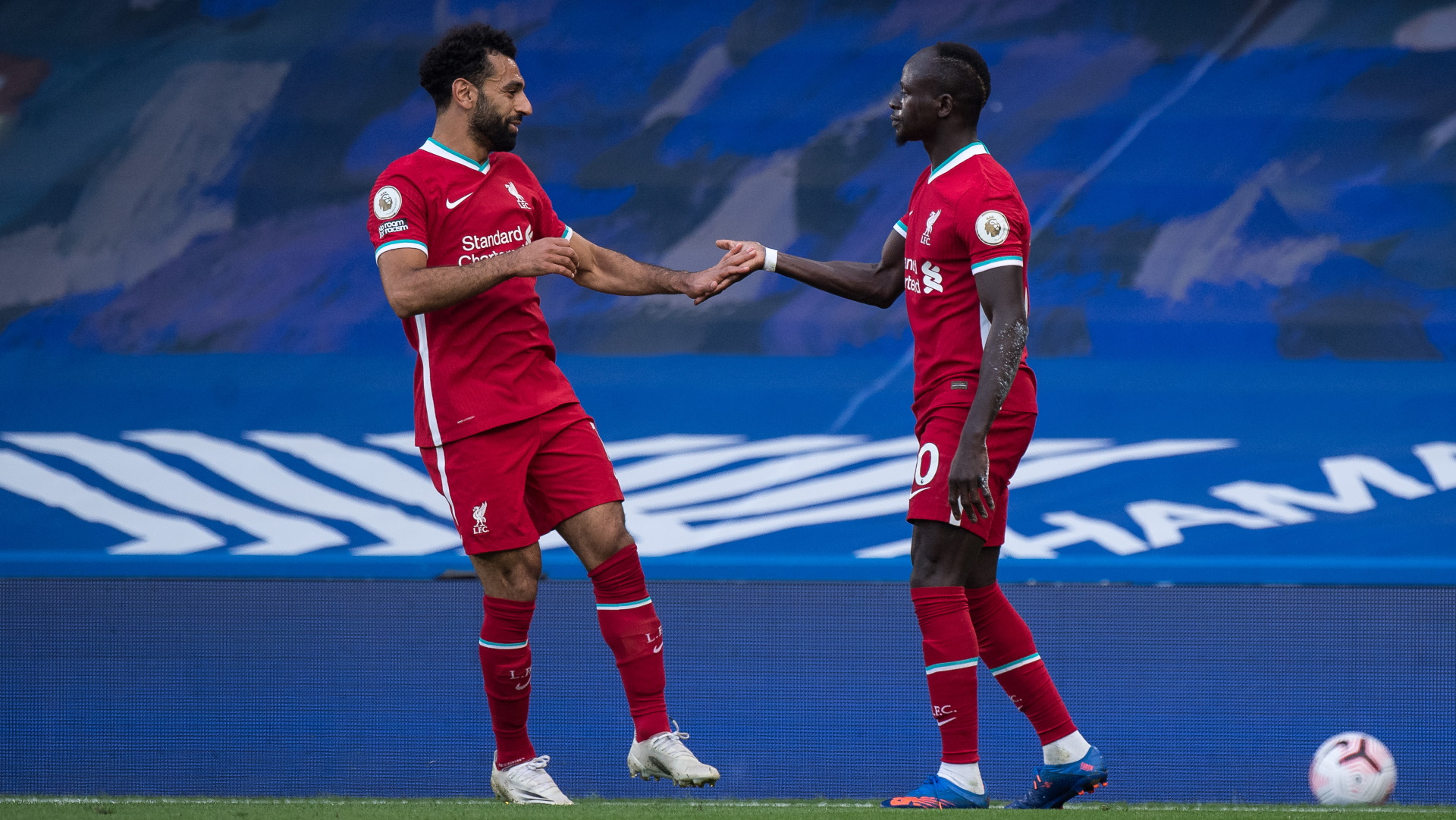 mohamed salah and sadio mane of