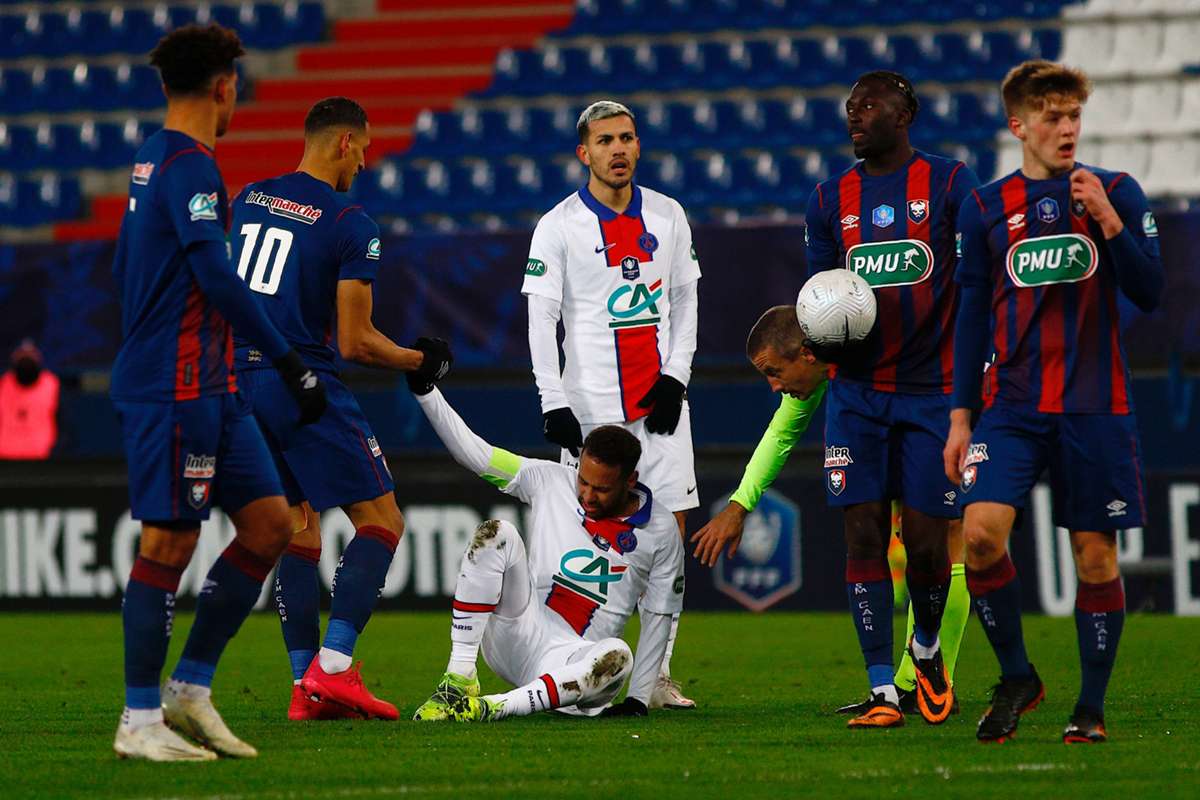 Caen-PSG : Neymar blessé, Pascal Dupraz l’accuse !