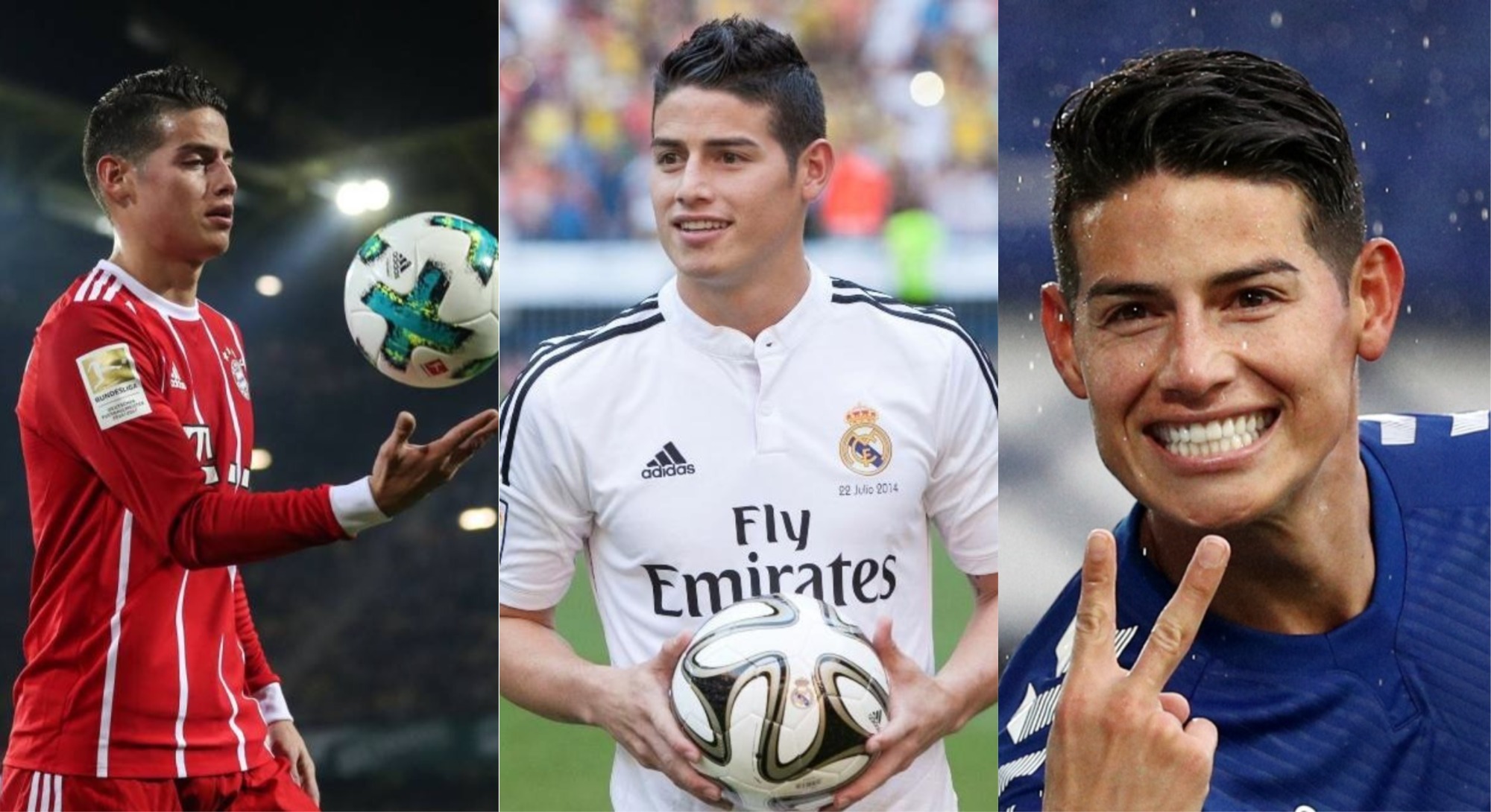 Everton, Real Madrid et Bayern Munich : La surprenante comparaison de James Rodriguez