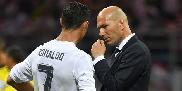 Insultes en tout genre Ronaldo n a pas apprecie d etre remplace par Zidane