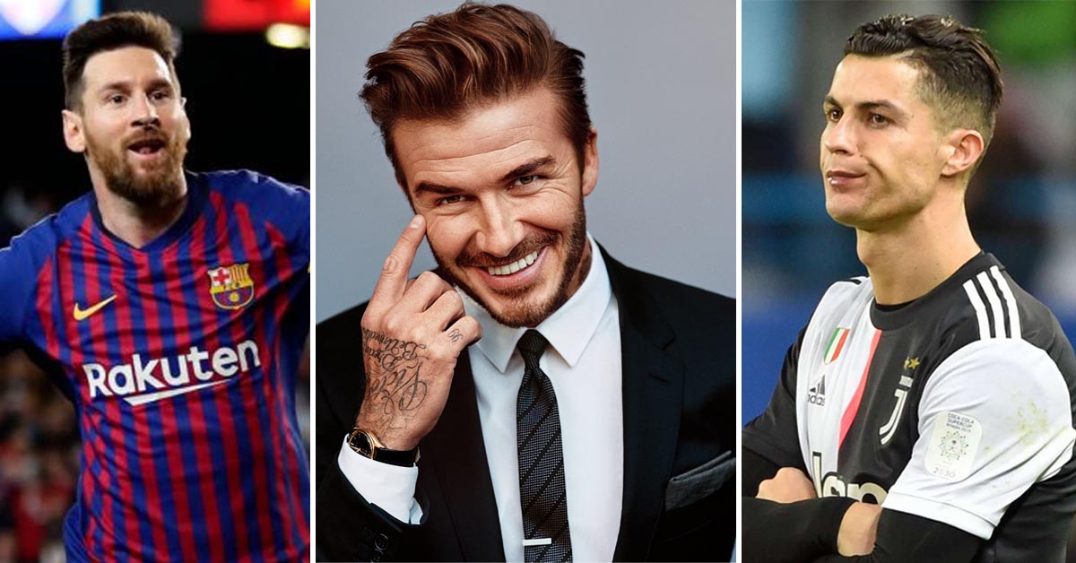 Beckham insiste toujours sur Ronaldo et Messi
