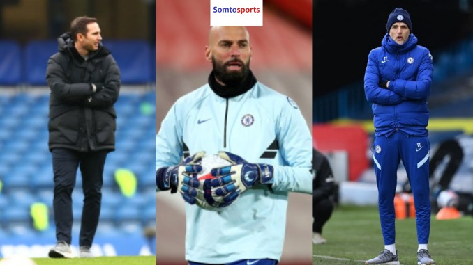 Willy Caballero compare Lampard à Tuchel