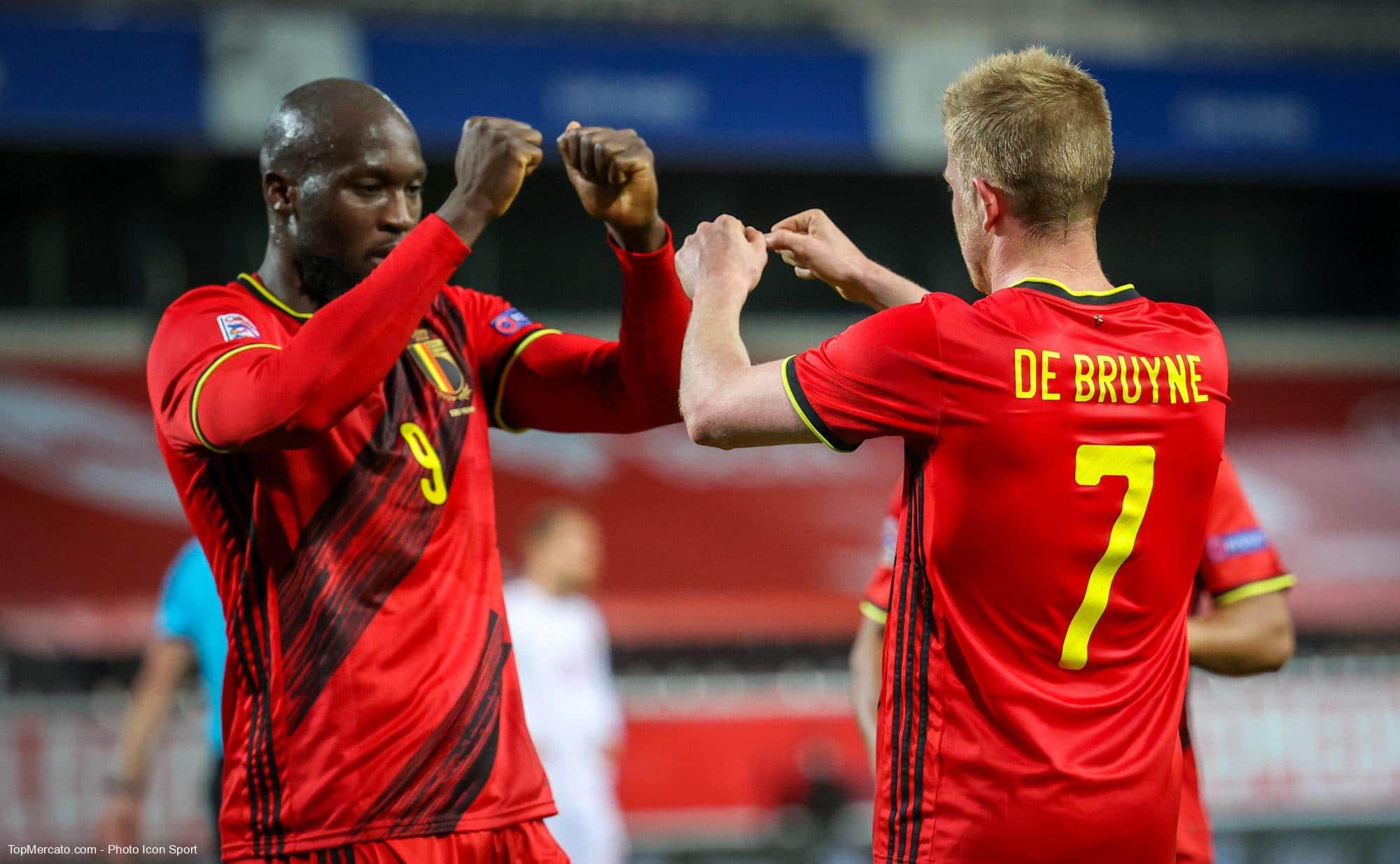 Romelu Lukaku et Kevin de Bruyne Belgique