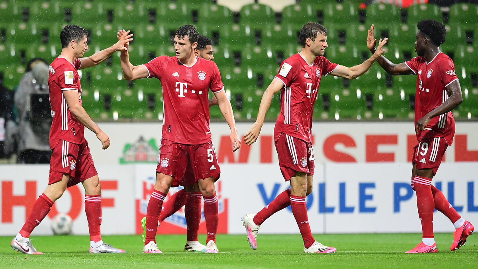 bayern munich goal celebration vs werder bremen 1ttjbcfozadpd14i9ezyj177ww