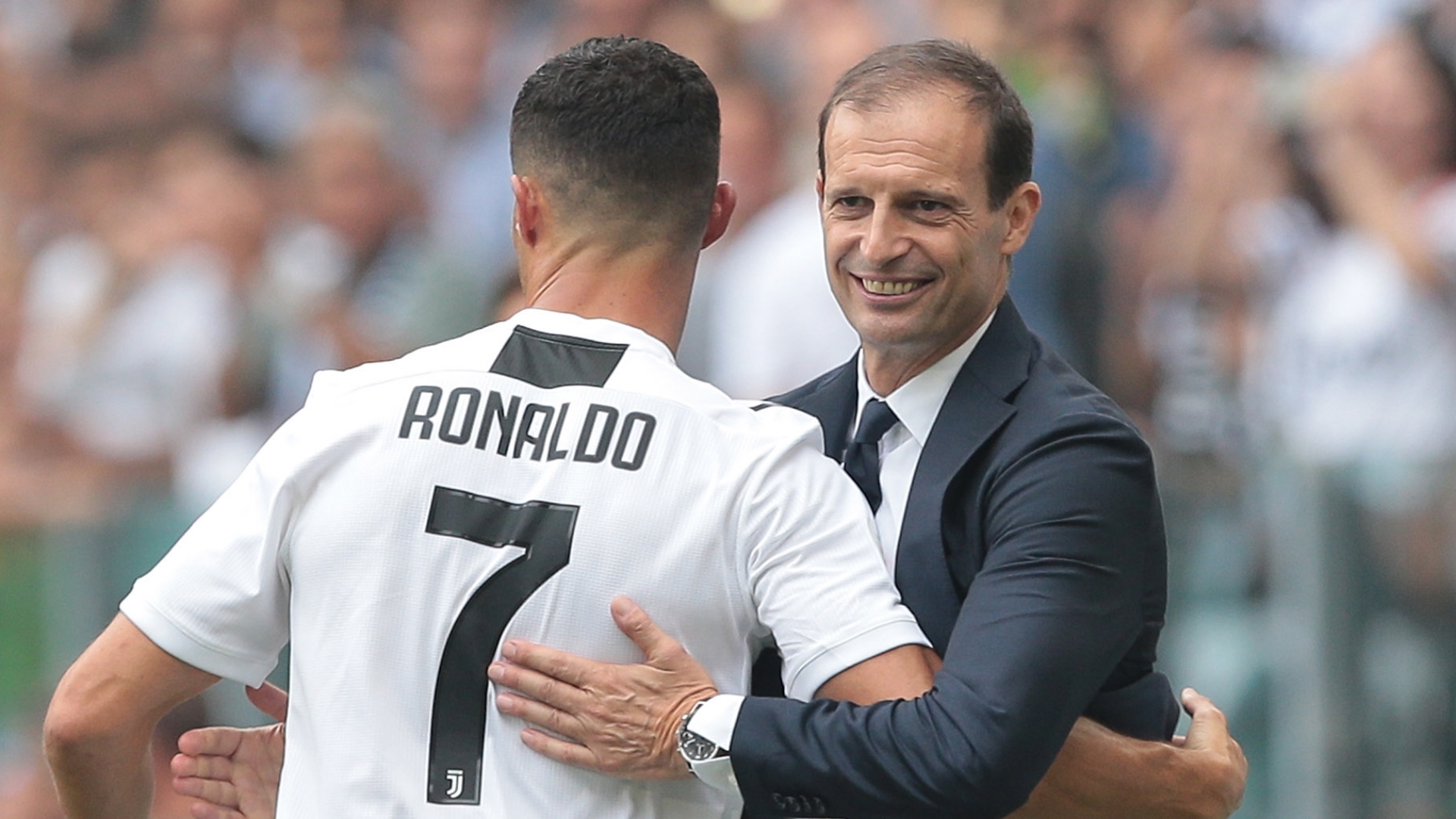 cristiano ronaldo massimiliano allegri