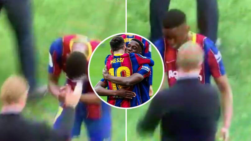 Le geste très classe d’Ilaix Moriba envers Koeman après Seville-Barça