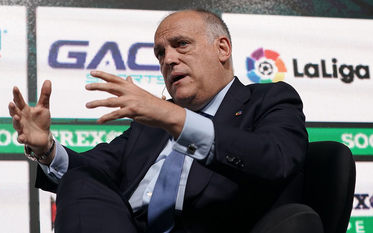 Accusé pour le départ de Messi, Tebas tacle Joan Laporta