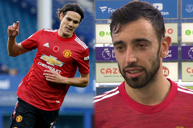 Bruno Fernandes donne un nouveau nom à Cavani après la victoire de Man United sur Grenade