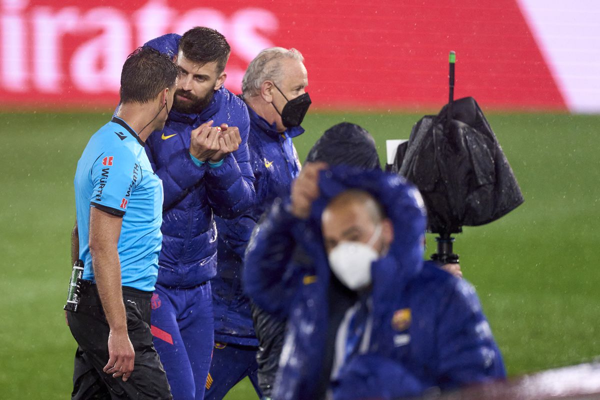 Real-Barça : Les mots de Piqué contre l’arbitre du Clasico dévoilés