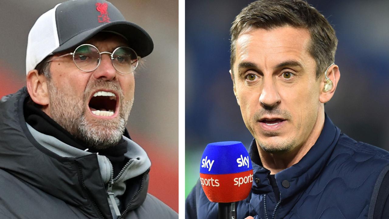 Jurgen Klopp et Gary Neville s’affrontent sur l’adhésion de Liverpool à la Super League