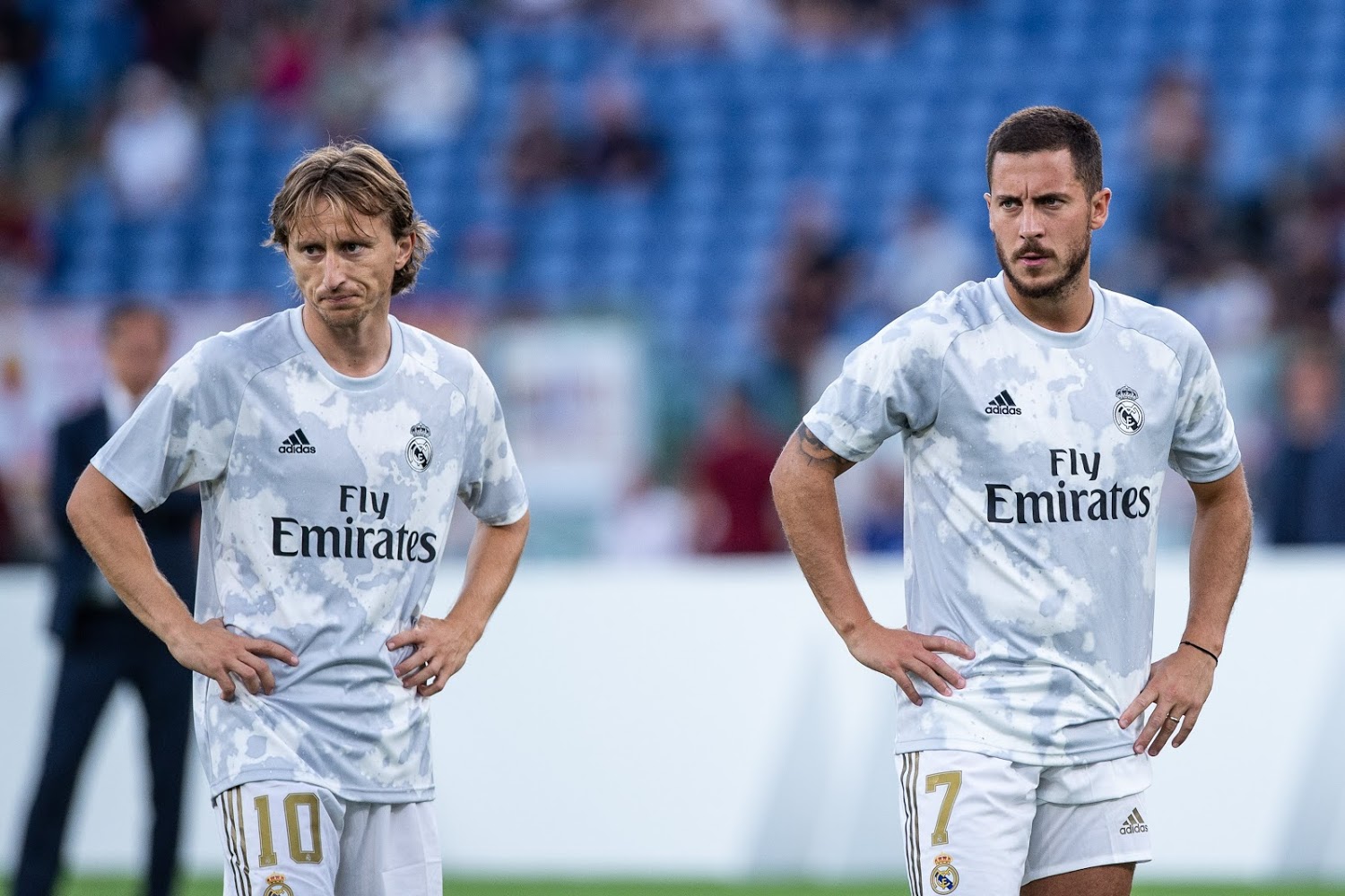 Eden Hazard et Luka Modric