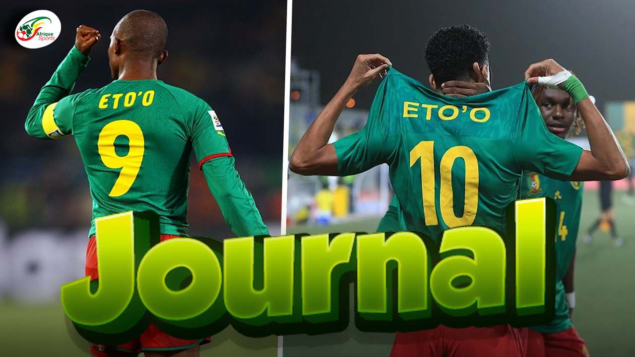 Cameroun- Etienne Eto’o: « Voici pourquoi j’ai choisi le numéro 10 plutôt que le 9 de mon père » JT