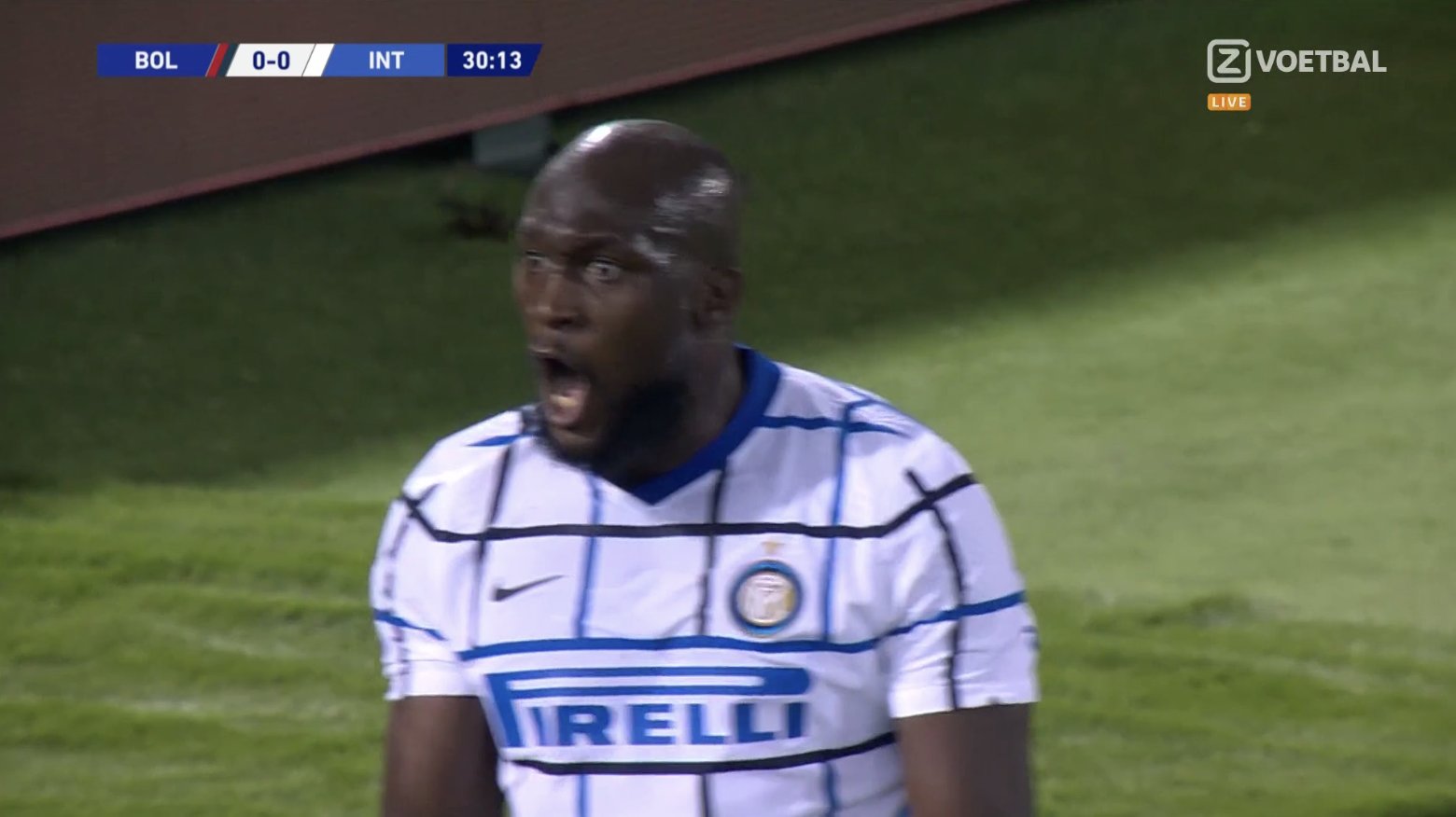 A bout portant, Lukaku ouvre le score pour les Nerazzuri, Bologne 0 – Inter Milan 1 (vidéo)
