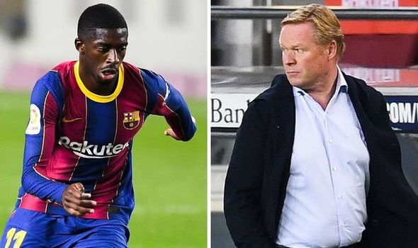 Ronald Koeman Opens Up On Ousmane Dembele To Man Utd Transfer