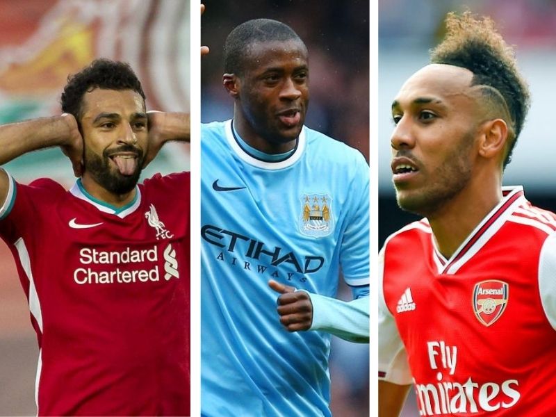 Salah 3e, Yaya Touré 8e : Top 10 des meilleurs buteurs africains dans l’histoire de la Premier League