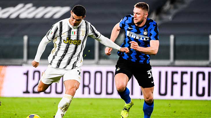 cristiano ronaldo skriniar juve inter new