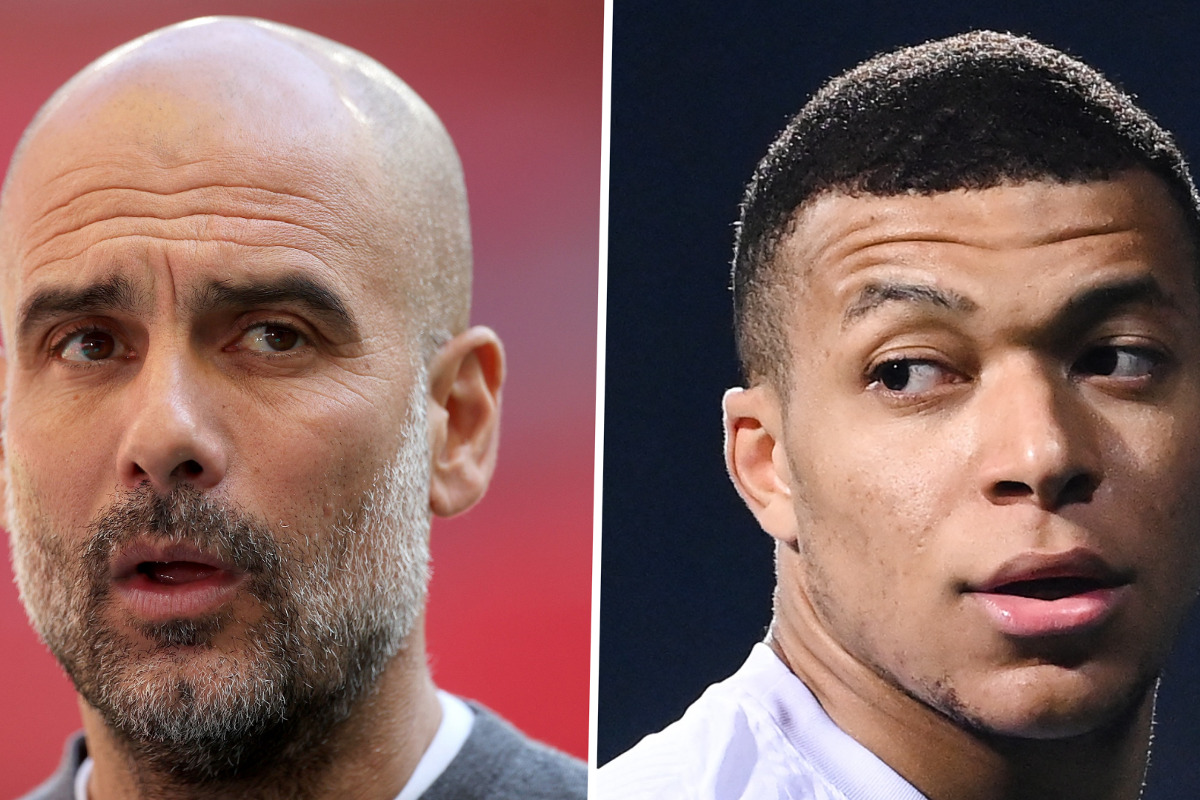 pep guardiola kylian mbappe