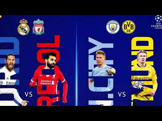 Direct LDC: Real Madrid vs Liverpool, Mach City vs Dortmund
