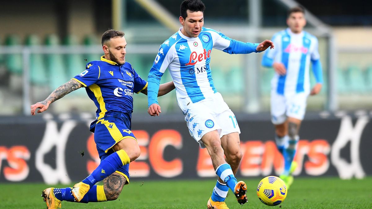 Serie A : Le Napoli cale face à Verone et envoie la Juventus en Ligue des champions