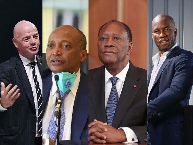 Côte d’Ivoire : Grosse réunion en vue entre Infantino, Motsepe et Ouattara pour placer Drogba à la tête de la FIF