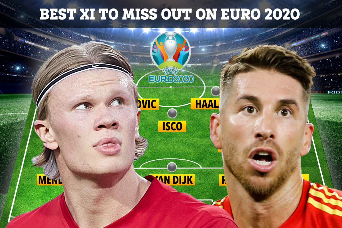 LINE UP Best XI to miss out on Euro 2020 CUTOUT