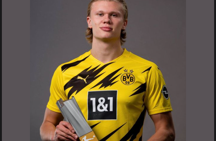 Erling Haaland est élu Joueur de Bundesliga cette saison