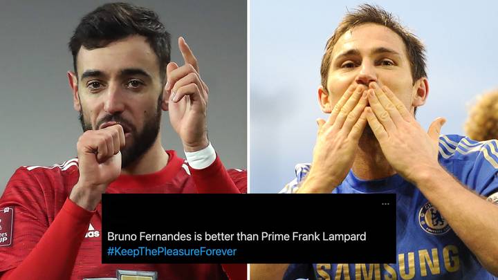 Bruno Fernandes égale le record de Lampard en Premier League