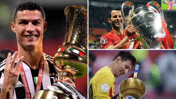 CR7 8é, Giggs 5é, Iniesta 3é… les 10 meilleurs joueurs avec le plus de trophées