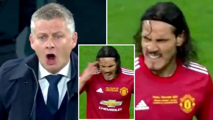 Solskjaer et Cavani semblent s’affronter dans une «  guerre des mots chauffée  » après le but de Villarreal