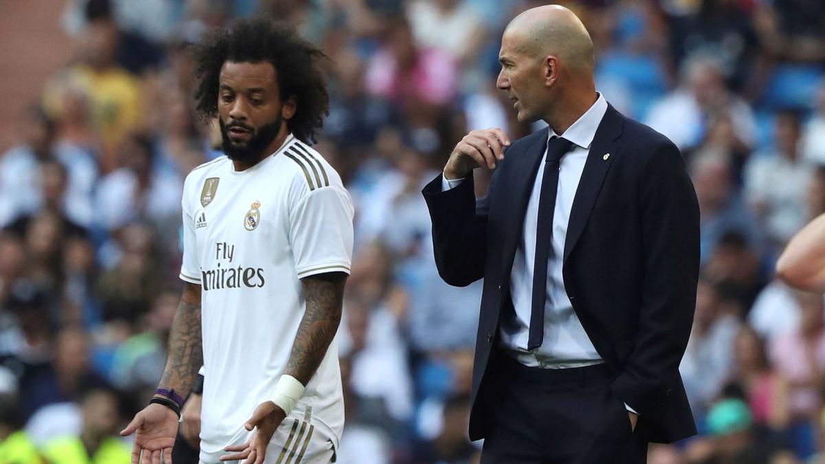 marcelo zinedine zidane real madrid 2021