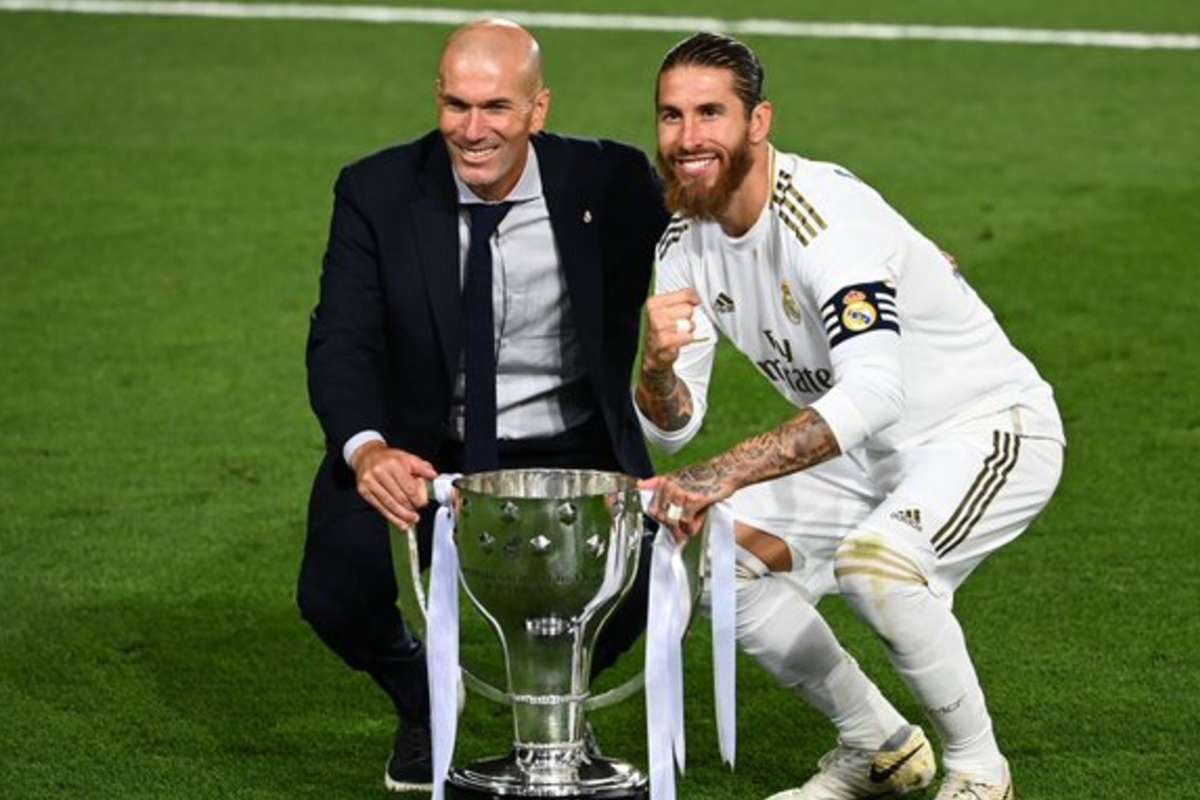 Le message d’adieu de Sergio Ramos à Zinédine Zidane