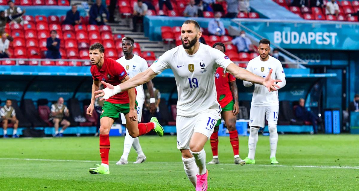 EdF : Benzema brille face au Portugal et chipe un record de Zidane