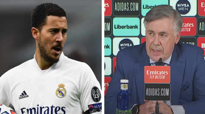 Eden Hazard est ravi de travailler aux côtés de Carlo Ancelotti au Real Madrid