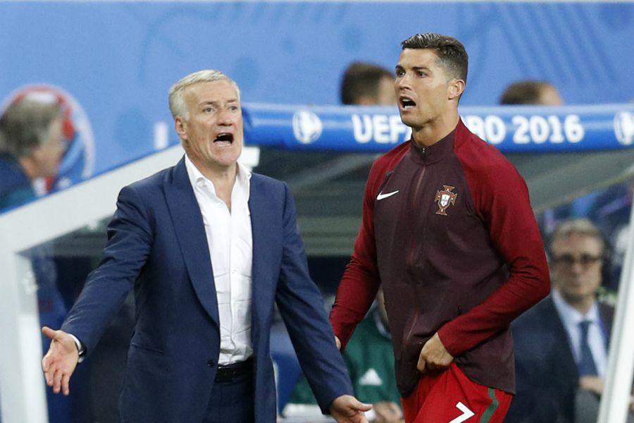 Didier Deschamps et Cristiano Ronaldo1