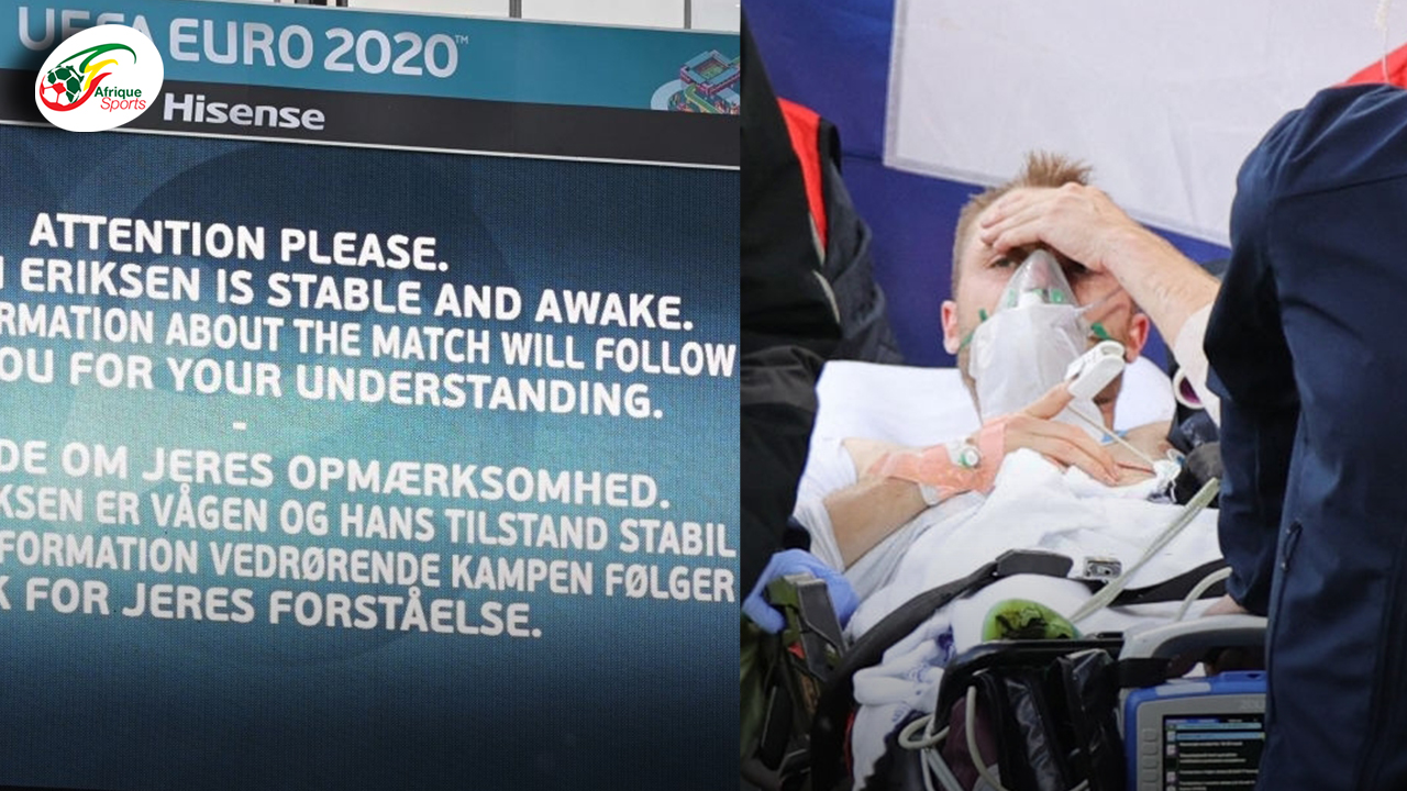 Euro 2020 : Après son malaise, l’UEFA donne des nouvelles de Christian Eriksen !