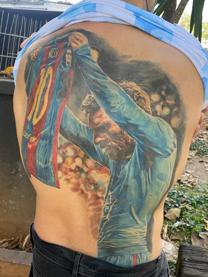 Lionel Messi tatouage